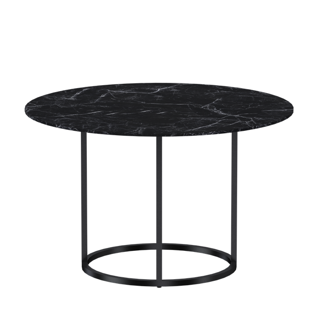 Black Arc Dining Table